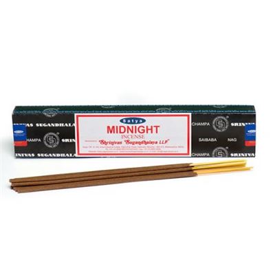 Midnight Satya Incense Sticks 15g Box
